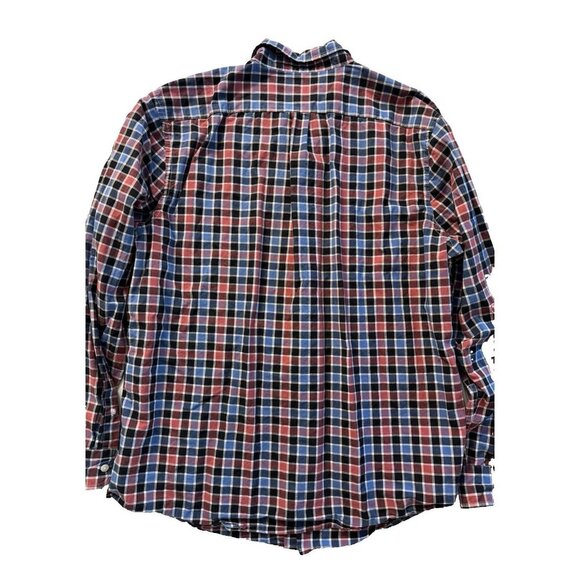 Gap Shirt Men's 2XL Slim Fit Plaid Long Sleeve Button Down Collared Preppy - Picture 10 of 10